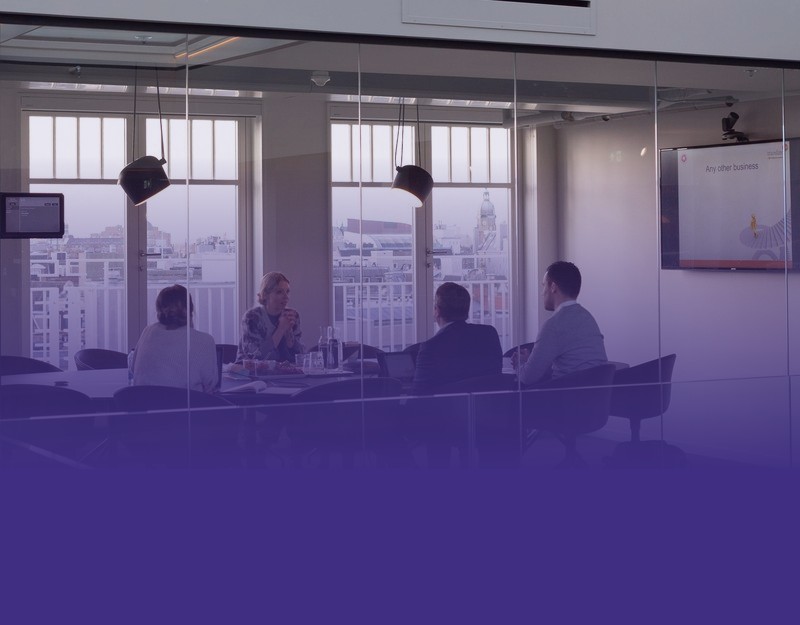Groupe Mutuel and Solutions CTC team in a meeting room